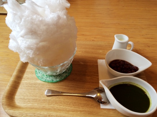 ふくカフェ　天然かき氷