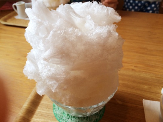ふくカフェ　天然かき氷